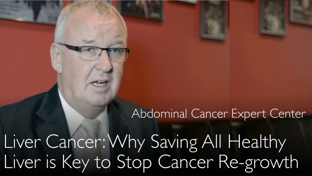 肝臓温存がん手術。体内での腫瘍再発を防ぎます。