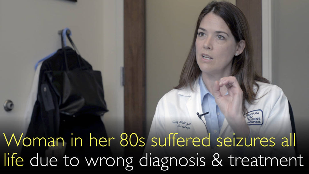 Old woman with epileptic seizures all life. Wrong diagnosis and treatment. Clinical case. 3
