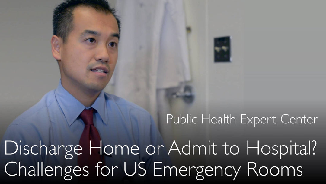 Emergency department visit. Stay at hospital or go home? 4