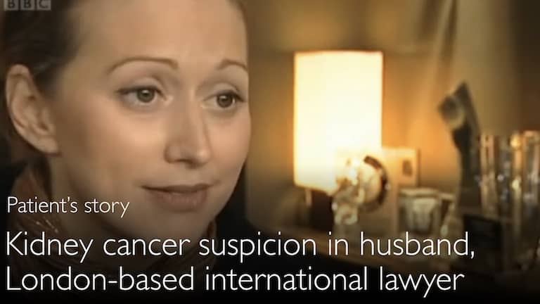Client testimonial. Partner at international law firm. Suspicion for cancer.